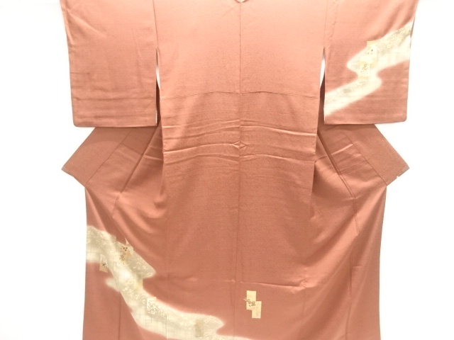 JAPANESE KIMONO / HOMONGI / FLORAL PLANTS